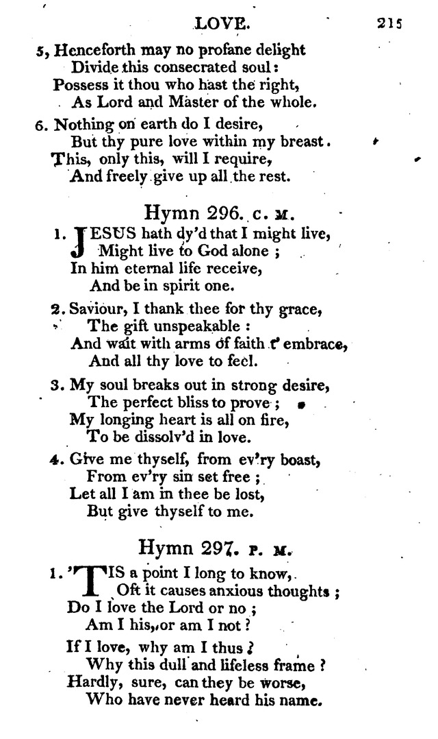 A Choice Selection of Evangelical Hymns, from various authors: for the use of the English Evangelical Lutheran Church in New York page 215