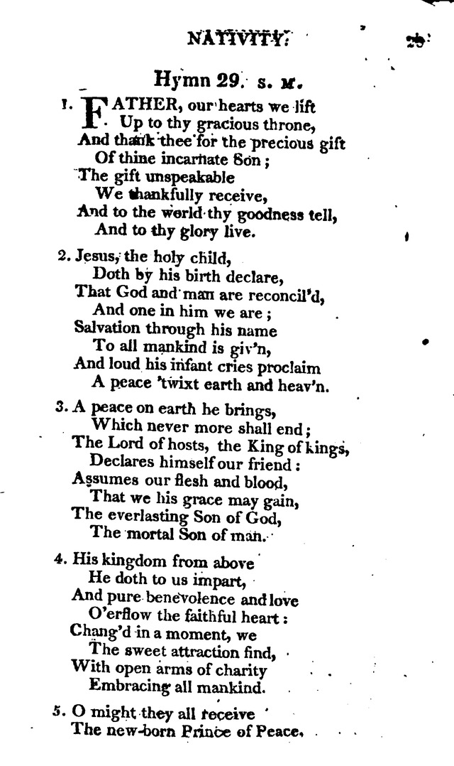 A Choice Selection of Evangelical Hymns, from various authors: for the use of the English Evangelical Lutheran Church in New York page 23