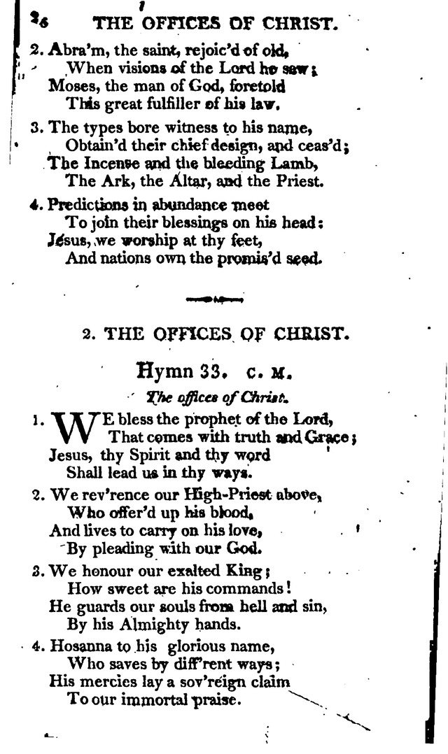 A Choice Selection of Evangelical Hymns, from various authors: for the use of the English Evangelical Lutheran Church in New York page 26