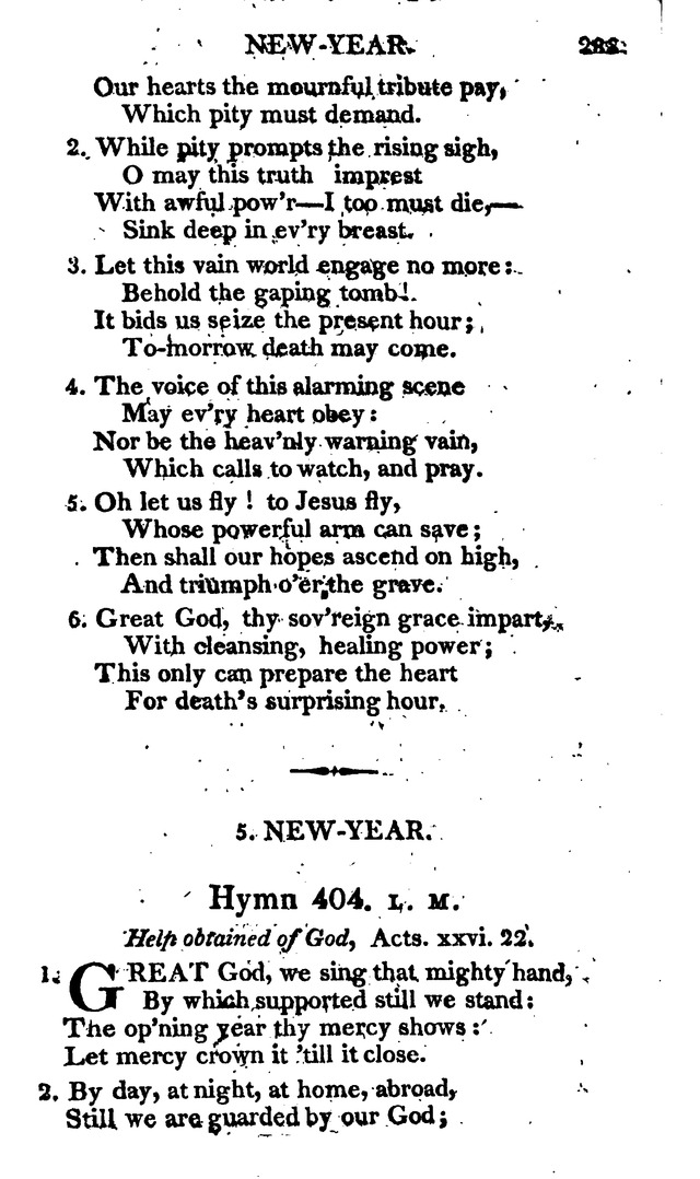 A Choice Selection of Evangelical Hymns, from various authors: for the use of the English Evangelical Lutheran Church in New York page 281