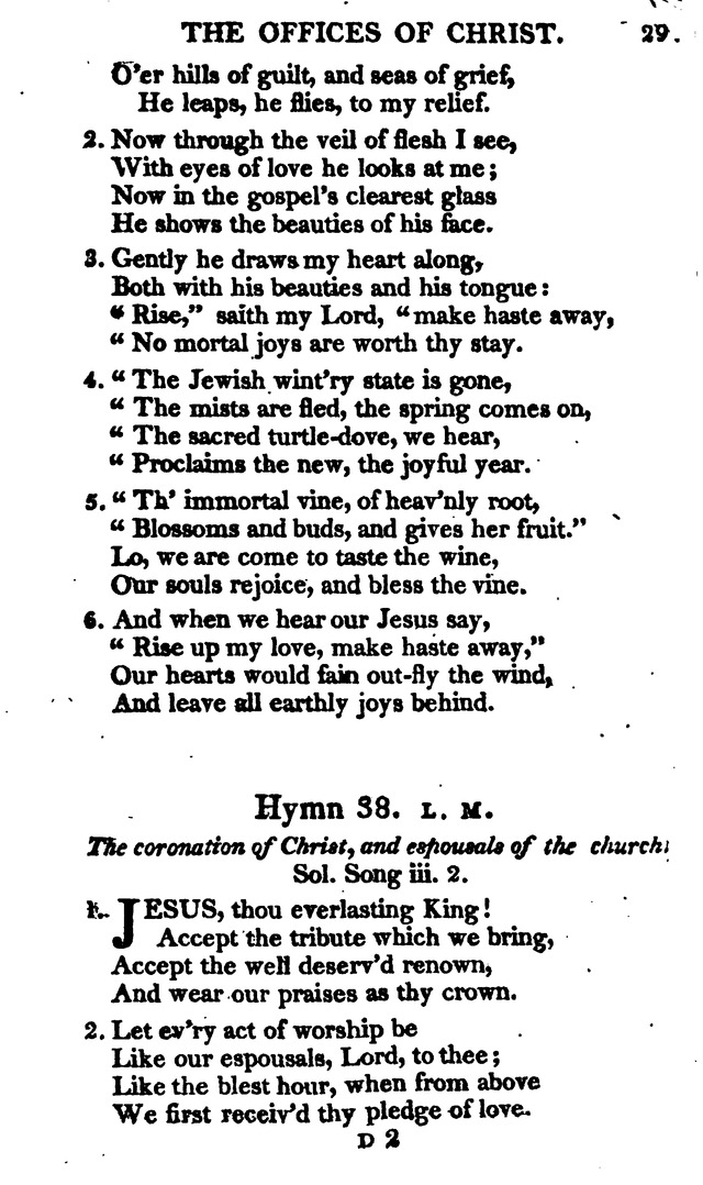 A Choice Selection of Evangelical Hymns, from various authors: for the use of the English Evangelical Lutheran Church in New York page 29