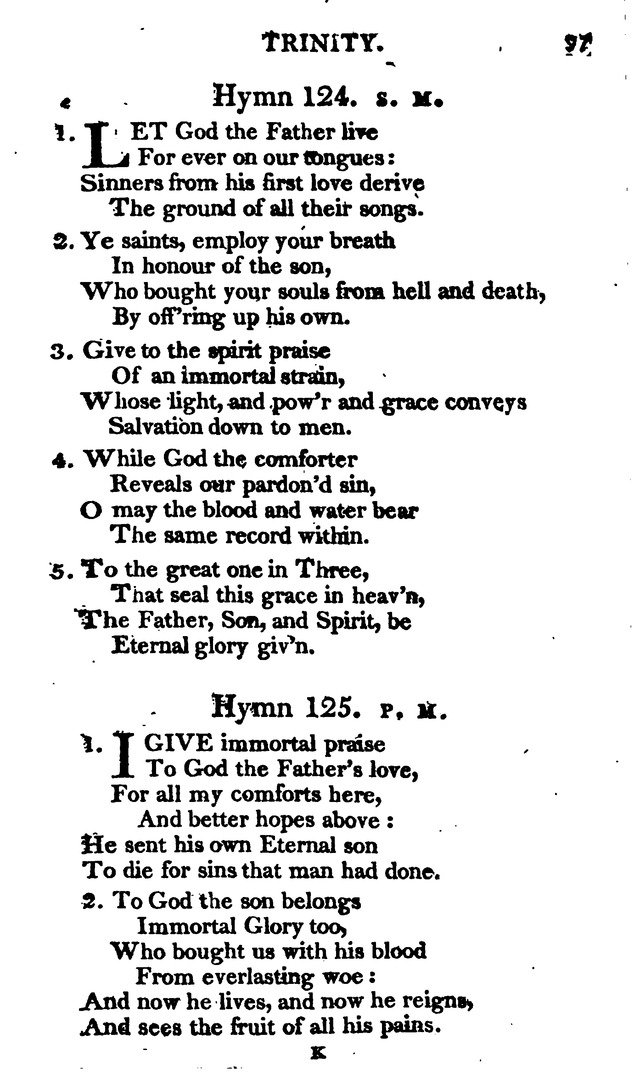 A Choice Selection of Evangelical Hymns, from various authors: for the use of the English Evangelical Lutheran Church in New York page 97