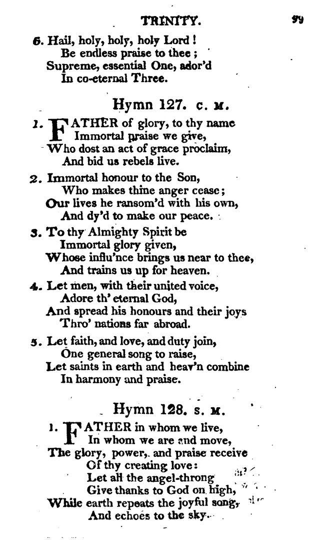 A Choice Selection of Evangelical Hymns, from various authors: for the use of the English Evangelical Lutheran Church in New York page 99
