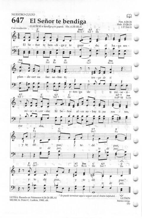 Celebremos Su Gloria page 601