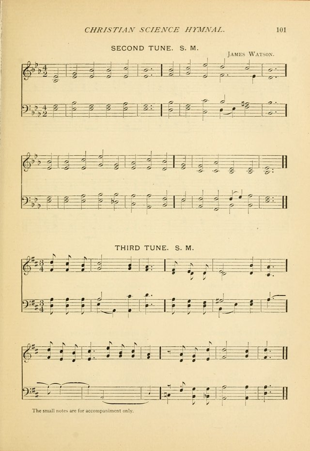 Christian Science Hymnal: a selection of spiritual songs page 101