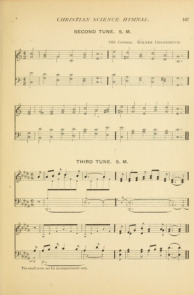 Christian Science Hymnal: a selection of spiritual songs page 107