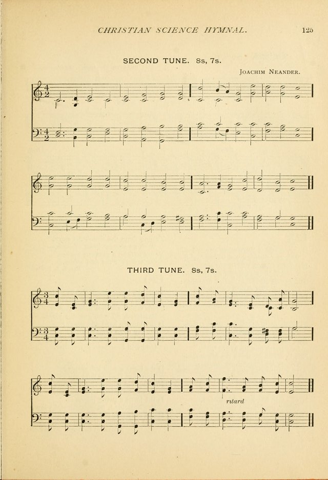 Christian Science Hymnal: a selection of spiritual songs page 125