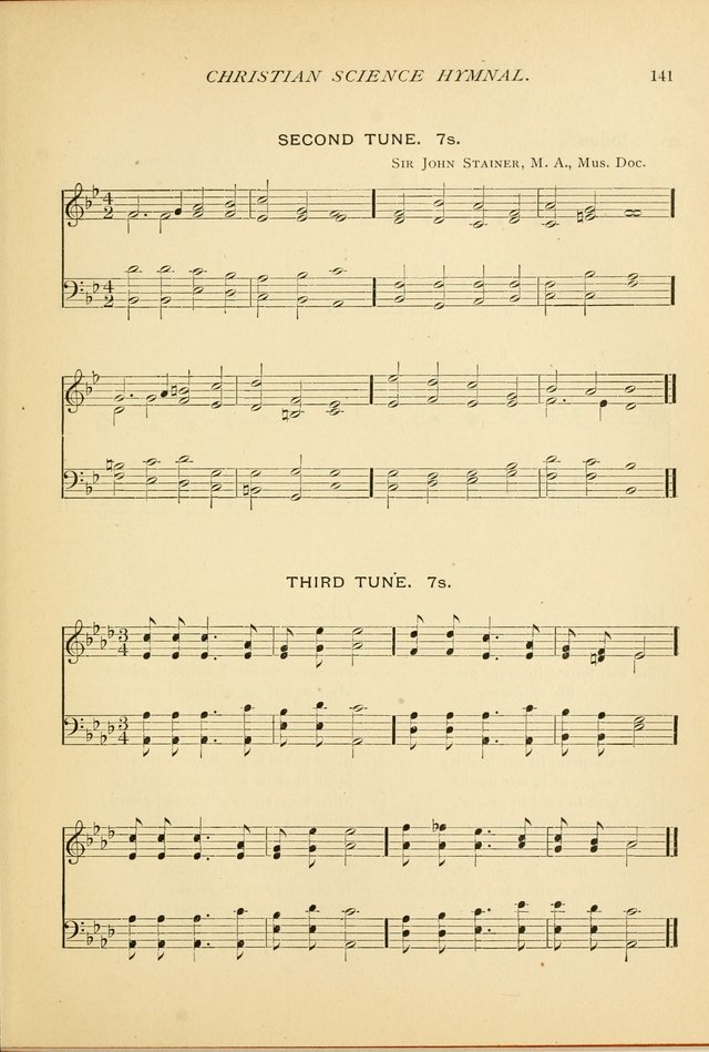 Christian Science Hymnal: a selection of spiritual songs page 141