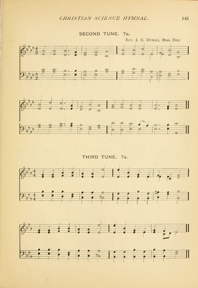 Christian Science Hymnal: a selection of spiritual songs page 143