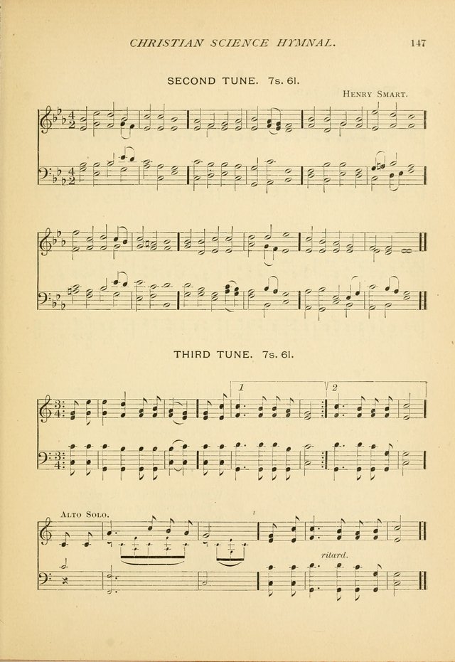 Christian Science Hymnal: a selection of spiritual songs page 147