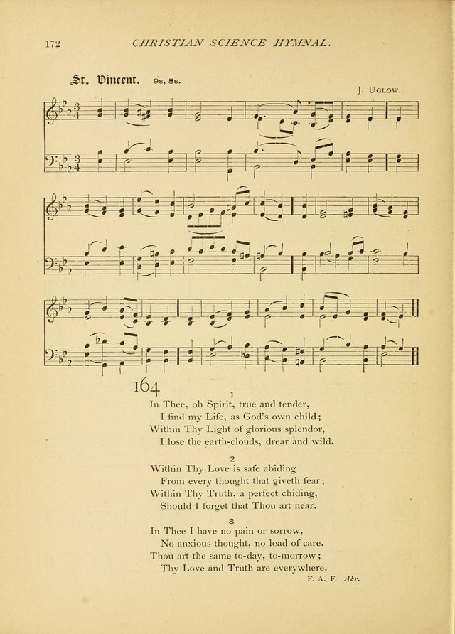 Christian Science Hymnal: a selection of spiritual songs page 172