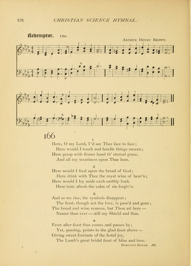 Christian Science Hymnal: a selection of spiritual songs page 176