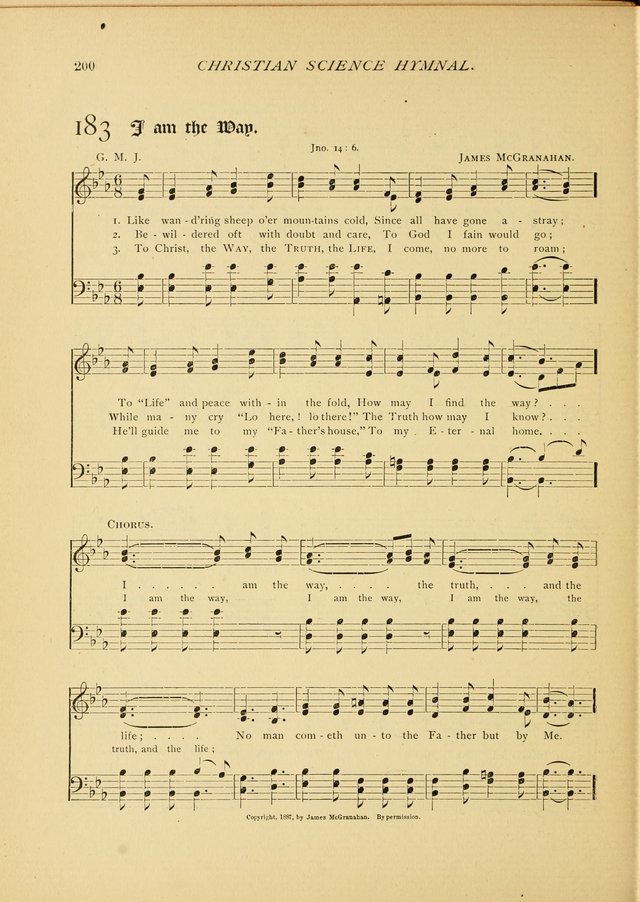 Christian Science Hymnal: a selection of spiritual songs page 202