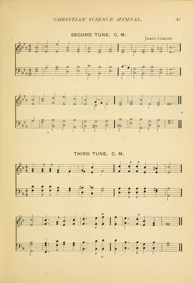 Christian Science Hymnal: a selection of spiritual songs page 45