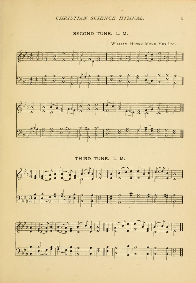 Christian Science Hymnal: a selection of spiritual songs page 5