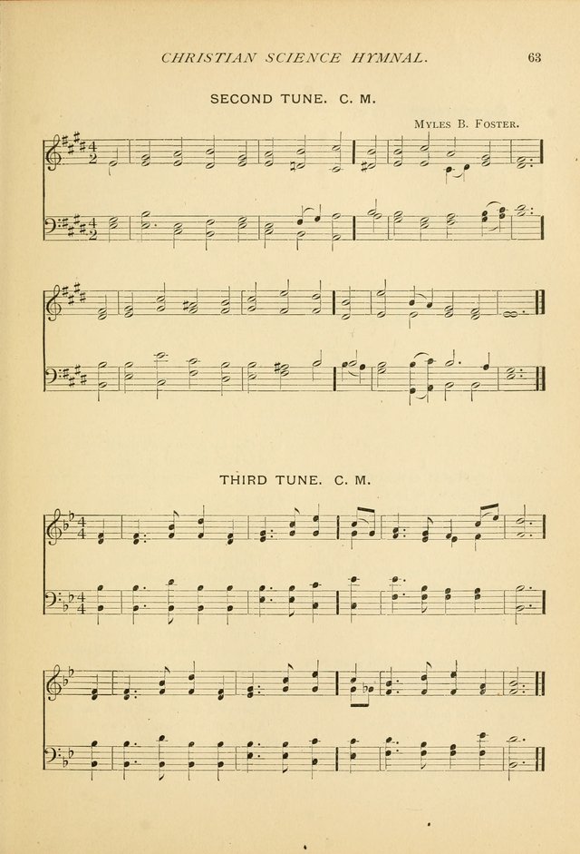 Christian Science Hymnal: a selection of spiritual songs page 63