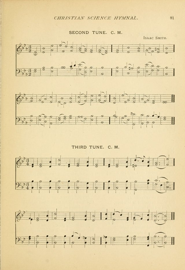 Christian Science Hymnal: a selection of spiritual songs page 81