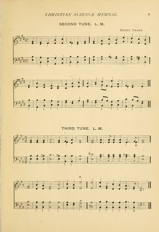 Christian Science Hymnal: a selection of spiritual songs page 9