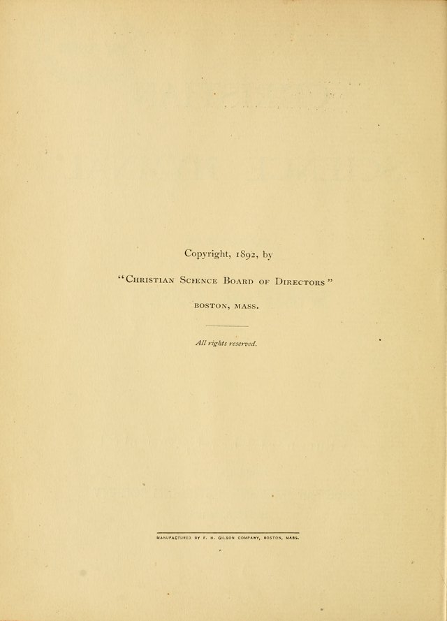 Christian Science Hymnal: a selection of spiritual songs page xii