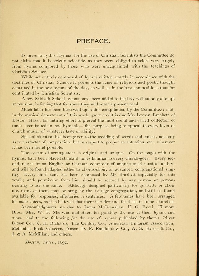 Christian Science Hymnal: a selection of spiritual songs page xiii
