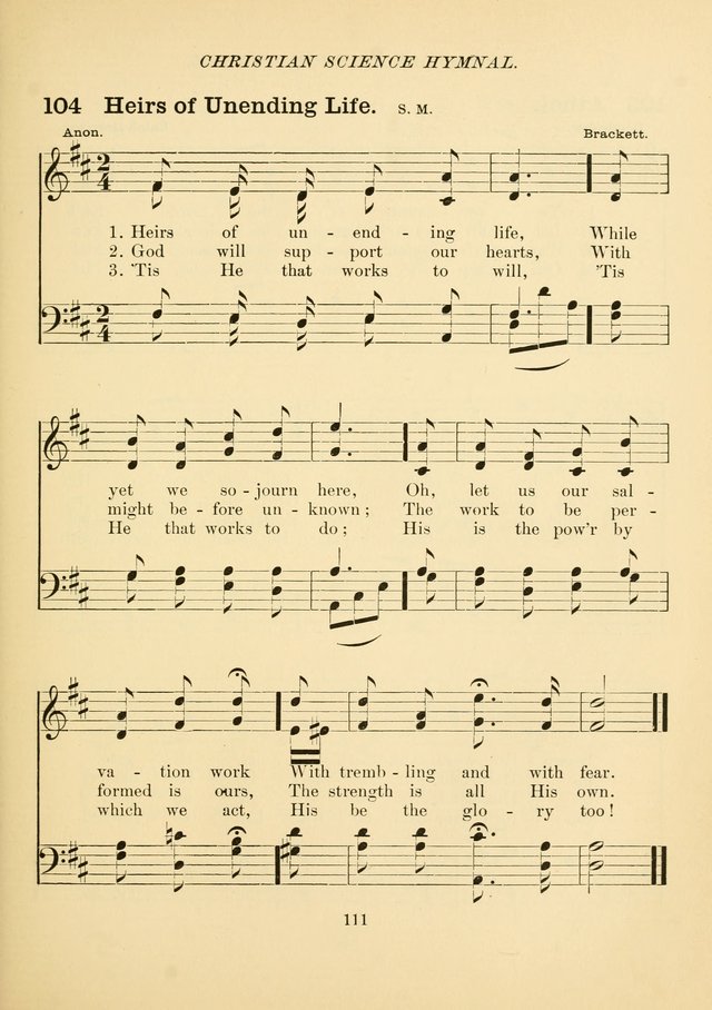 Christian Science Hymnal: a selection of spiritual songs page 120