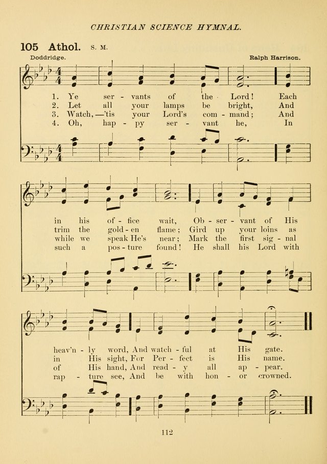 Christian Science Hymnal: a selection of spiritual songs page 121