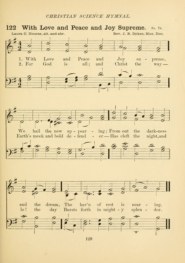 Christian Science Hymnal: a selection of spiritual songs page 138