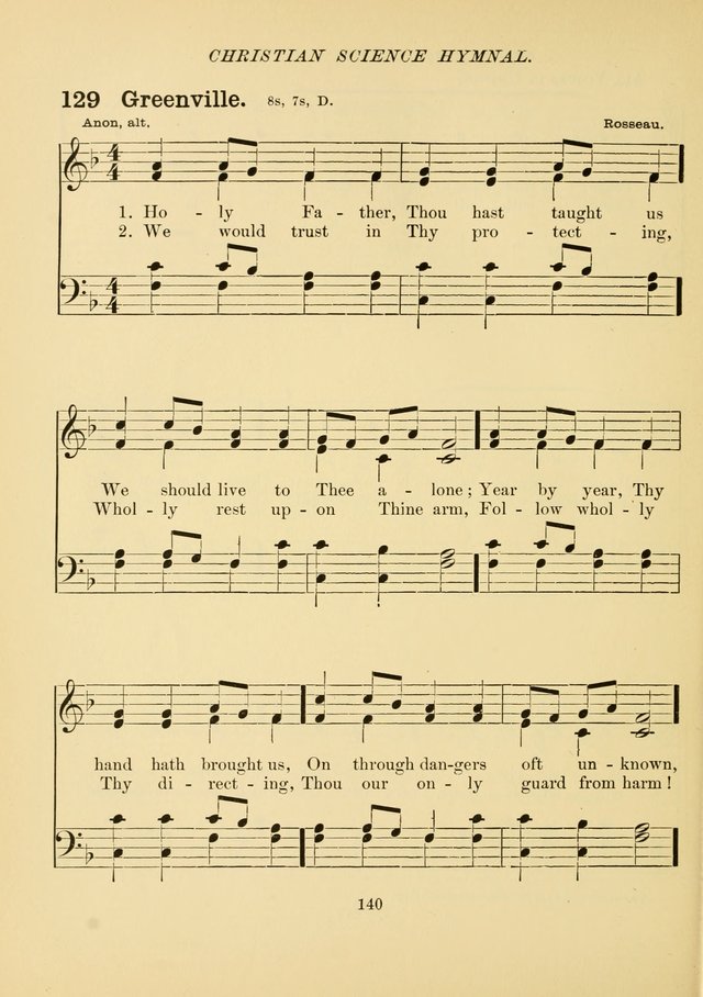 Christian Science Hymnal: a selection of spiritual songs page 149