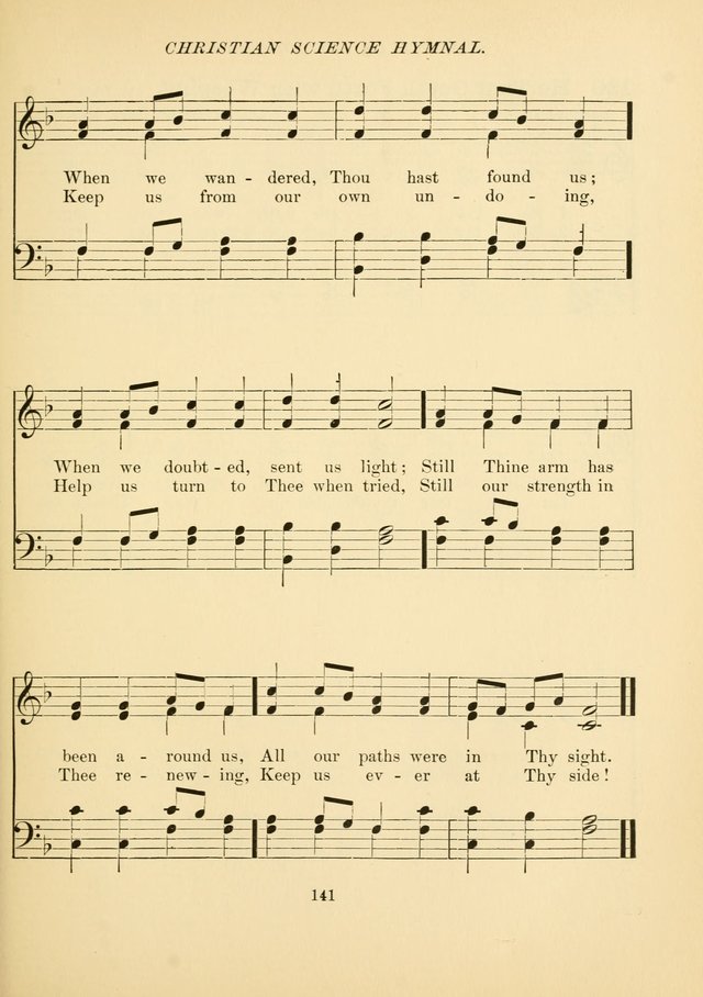 Christian Science Hymnal: a selection of spiritual songs page 150