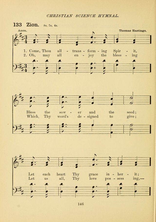 Christian Science Hymnal: a selection of spiritual songs page 155