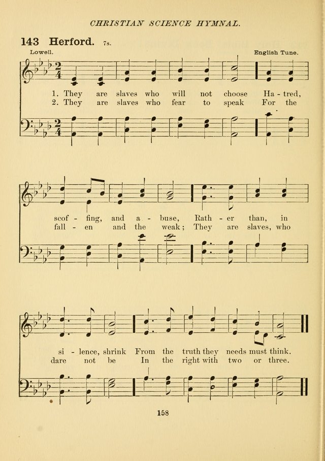 Christian Science Hymnal: a selection of spiritual songs page 167