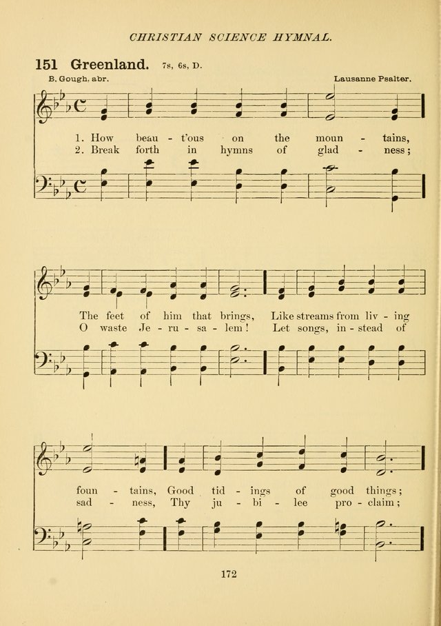 Christian Science Hymnal: a selection of spiritual songs page 181