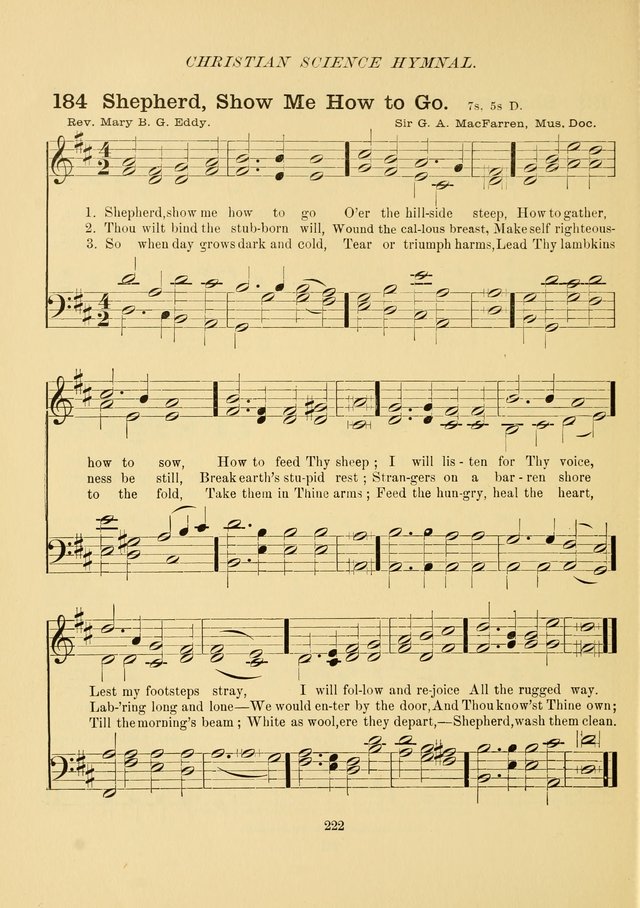 Christian Science Hymnal: a selection of spiritual songs page 231