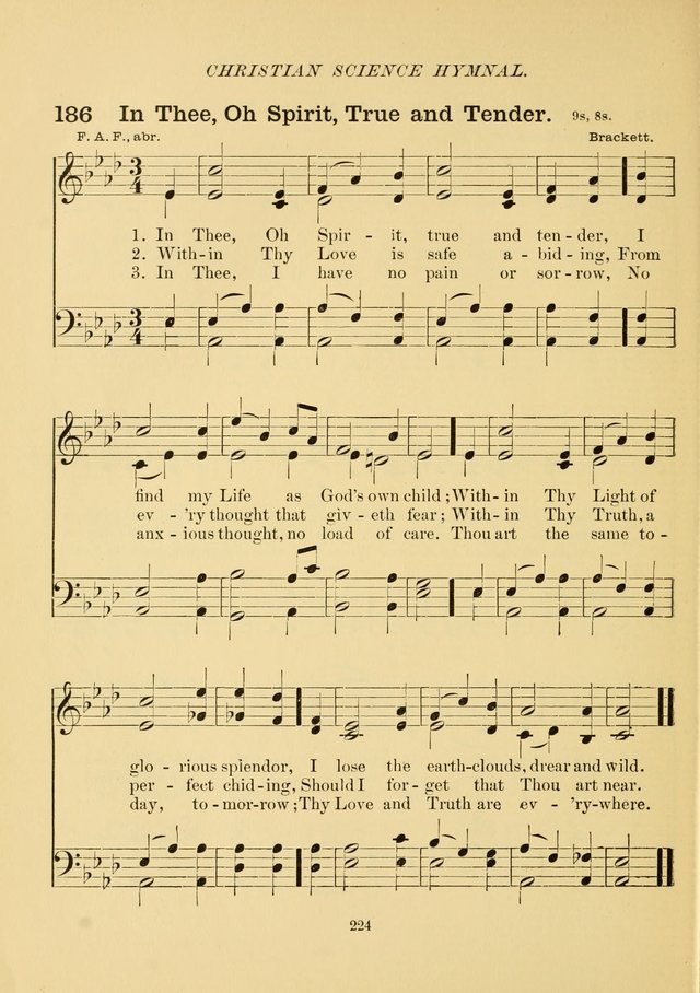Christian Science Hymnal: a selection of spiritual songs page 233