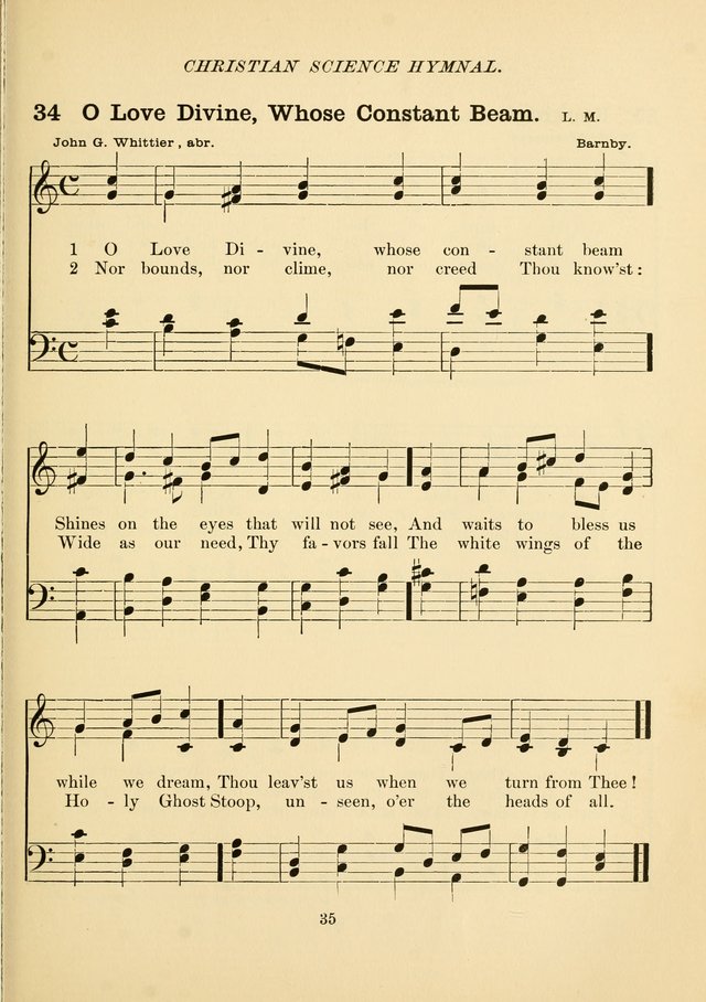 Christian Science Hymnal: a selection of spiritual songs page 44