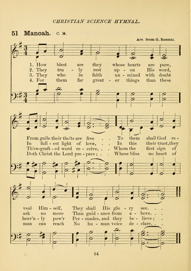 Christian Science Hymnal: a selection of spiritual songs page 63