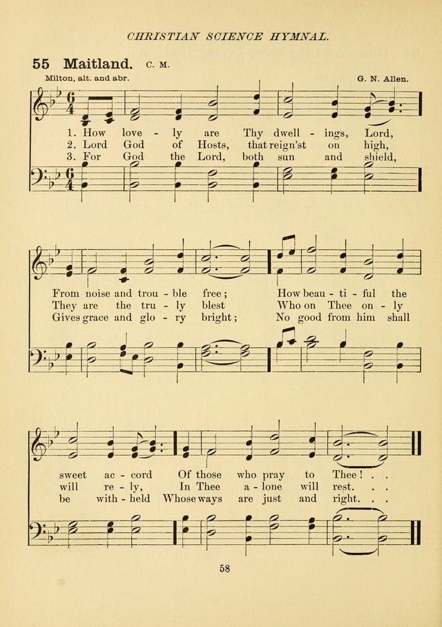 Christian Science Hymnal: a selection of spiritual songs page 67