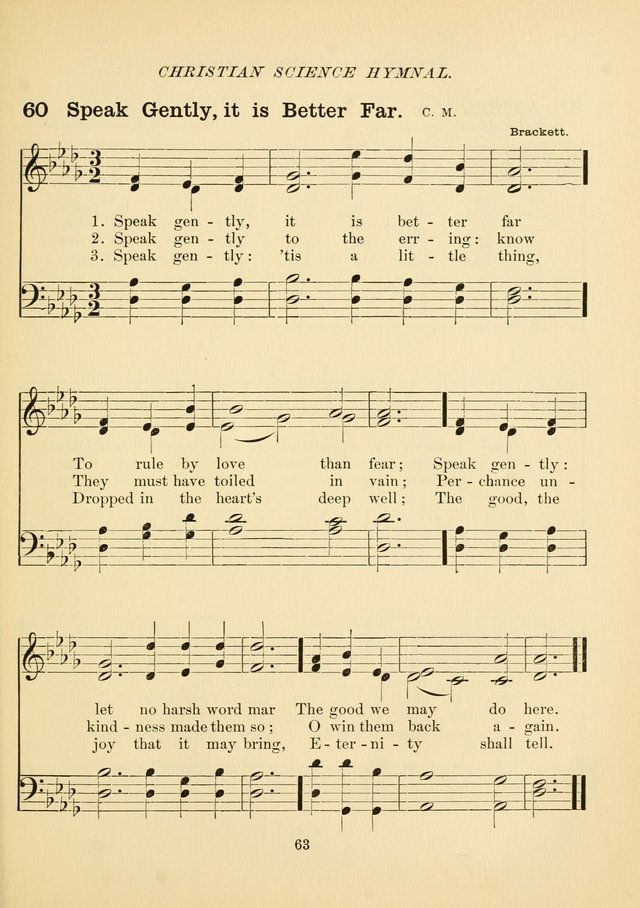 Christian Science Hymnal: a selection of spiritual songs page 72