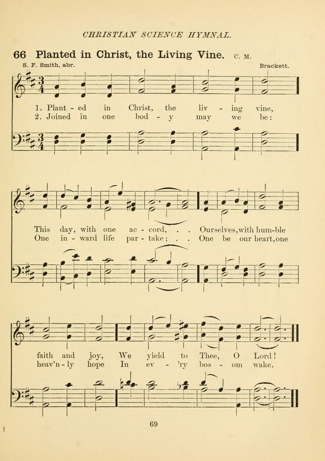 Christian Science Hymnal: a selection of spiritual songs page 78
