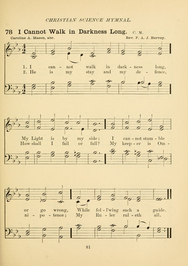 Christian Science Hymnal: a selection of spiritual songs page 90