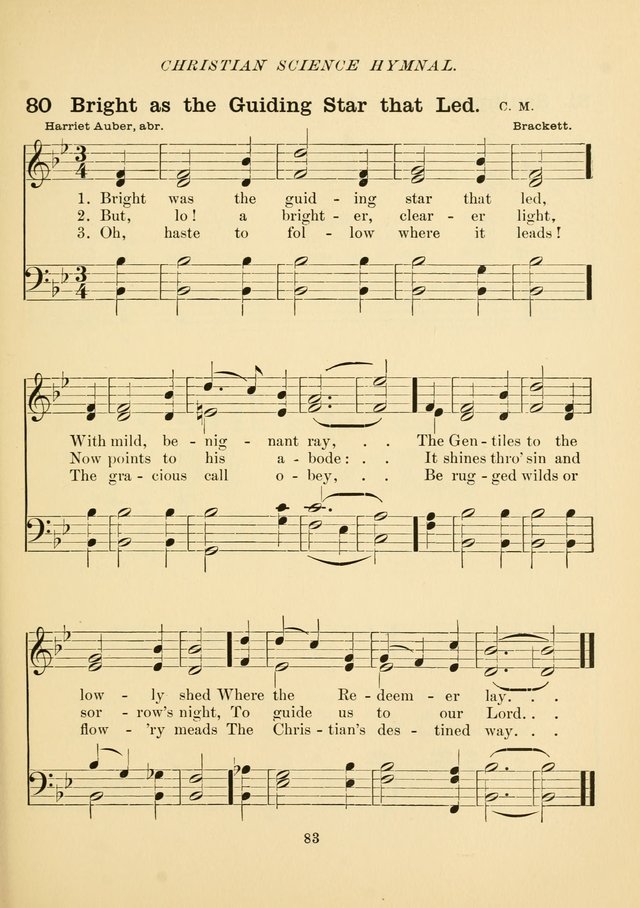 Christian Science Hymnal: a selection of spiritual songs page 92