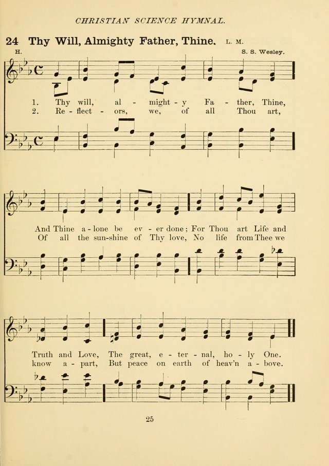 Christian Science Hymnal page 34