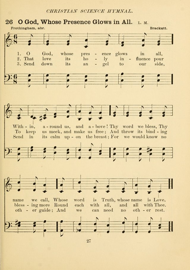 Christian Science Hymnal page 36