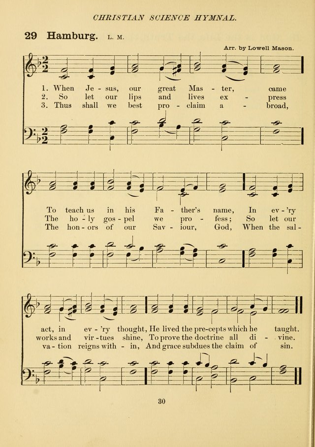 Christian Science Hymnal page 39