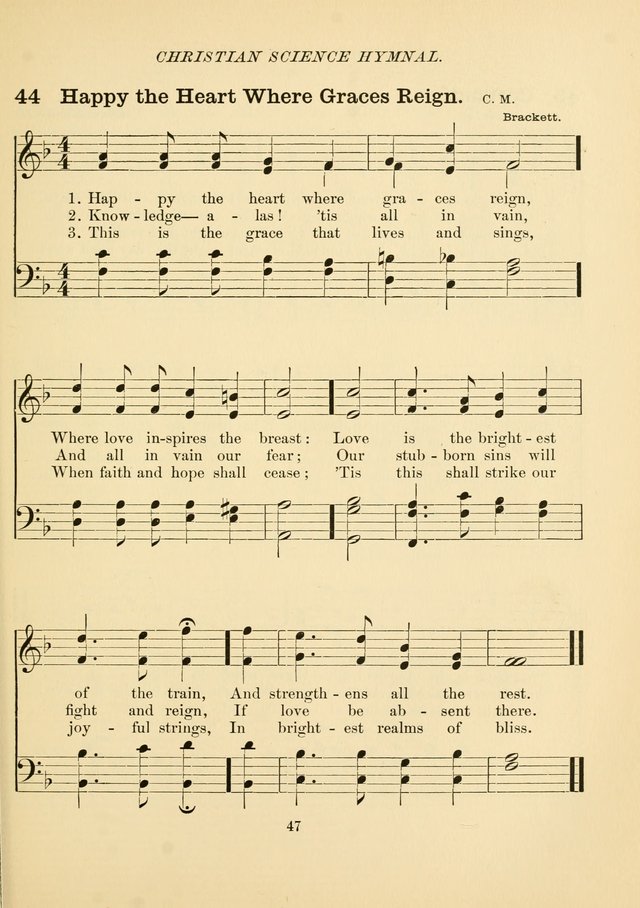 Christian Science Hymnal page 56