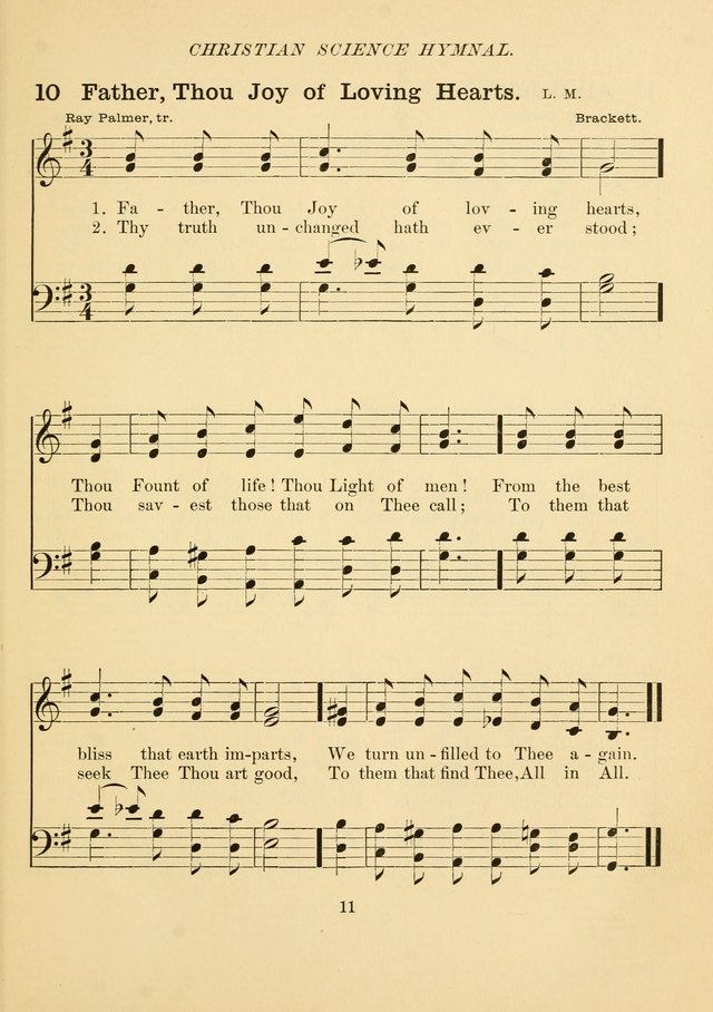 Christian Science Hymnal page 20