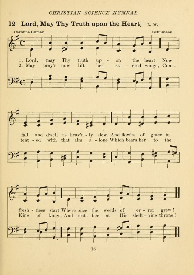 Christian Science Hymnal page 22
