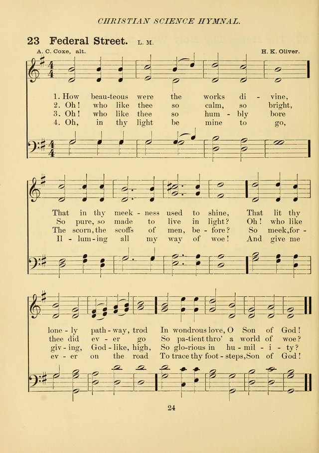 Christian Science Hymnal page 33