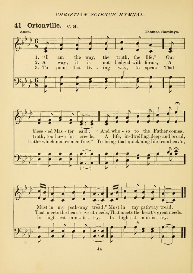 Christian Science Hymnal page 53