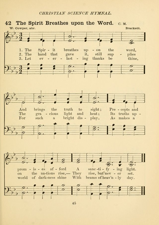 Christian Science Hymnal page 54